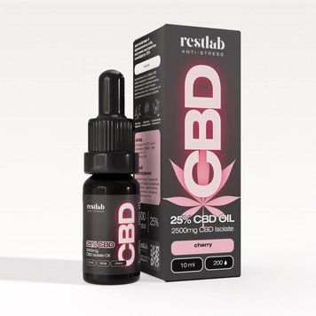 CBD-олія 25% (2500 мг), 10 мл, вишневий смак 215927082026 фото