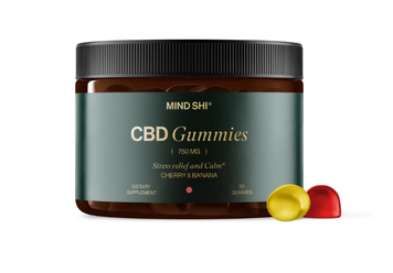 Желейні ведмедики КБД Mind Shi &laquo;Cherry & Banana&raquo; 25 мг, 30 шт, Broad Spectrum 2023-10-6348-V2 фото